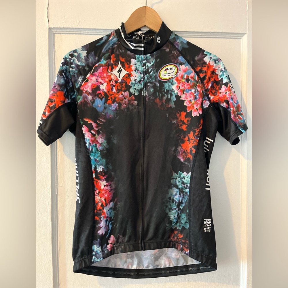 Lululemon Specialized Floral Cycling Jersey Large